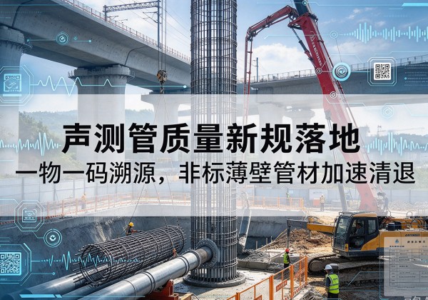 新疆声测管质量新规落地，一物一码溯源，非标薄壁管材加速清退